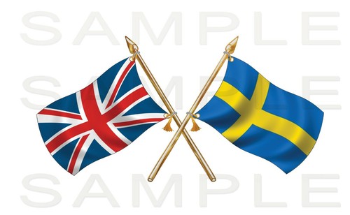 Small union jack swedish - small,