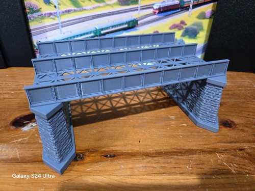 Iron girder bridge - bridge, gauge