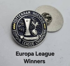 Tottenham Hotspur Europa League Winners 3D Printed Pin Badge.