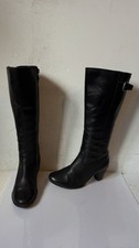 Caprice Black Leather Boots