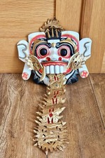 Vintage Rangda Balinese Indonesian Mask