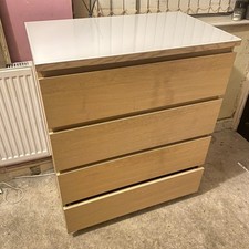 IKEA Malm 4 Drawer Chest of