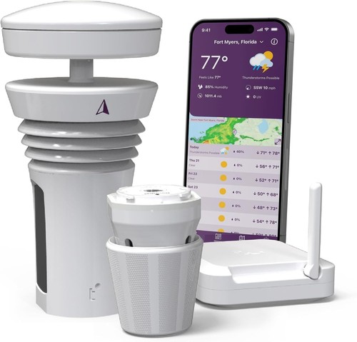 Tempest weather station with - station,