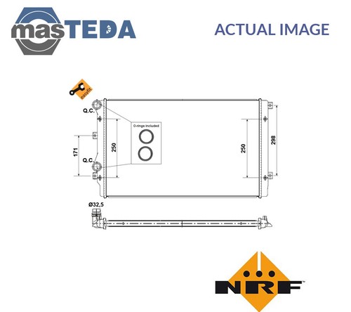53406 engine cooling radiator - engine,