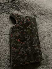 Forged Shine Stone Red Cardholder Wallet RFID Ridge Style