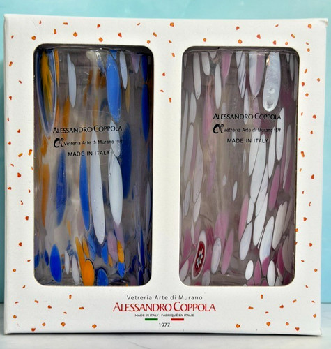 Murano glass tumblers - murano,