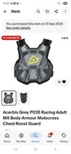 Acerbis Grey P035 Racing Adult