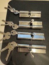 4 x Euro Cylinder Locks 40/50mm UPVC Patio Door Set