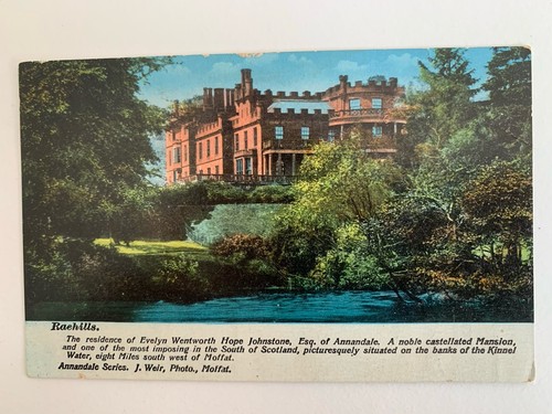 Used postcard raehills - used,