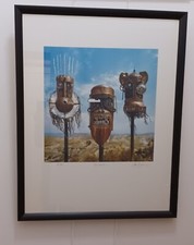Storm Thorgerson signed Homelands, artists proof, album-cover artwork