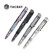 1-Day Ship TACRAY Titanium Alloy Ballpoint Pen Tactical Pen Glass Breaker Japan