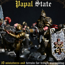 Papal States warband 32mm