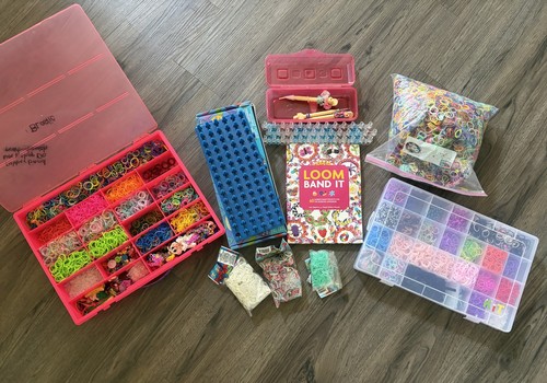Rainbow loom lot - loom,