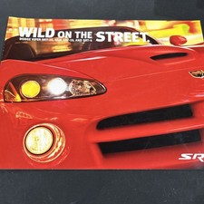 2003 2004 Dodge Viper SRT-10 Ram SRT-10 Neon SRT-4 sales brochure literature
