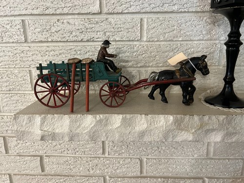 Antique kenton cast iron horse - antique,