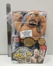WWE - The Rock - Brawlin Buddy - Brand New Wrestling Teddy/Plush Very Rare