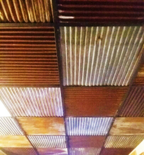 Reclaimed corrugated barn - corrugated,