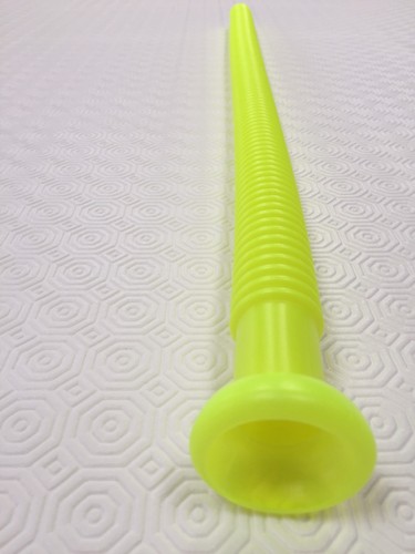One yellow plastic - one,