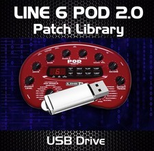 Line 6 POD 2.0 Multi-Effects Guitar Processor: 1,650+ Patch Tone Effects on USB