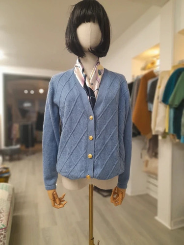 Vintage wool blend knit - blend,