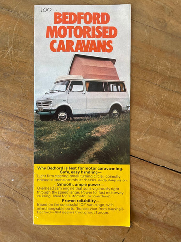 Bedford motorised caravans - motorised,