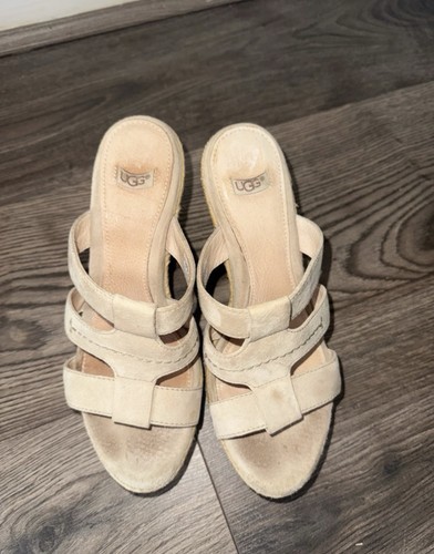 Ugg espadrille beige suede - ugg,