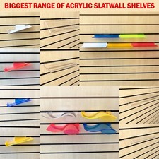 ACRYLIC SLATWALL SHELF SLAT