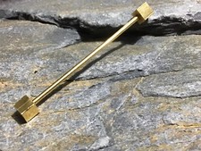 Vintage Collar Bar Barbell Screw Cube Apart End Peaky Blinders Art Deco