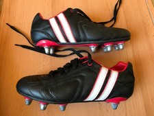 Patrick rugby boots 5.5 (39) black/red/white - see photos