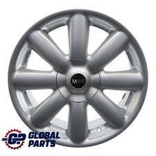 Mini Cooper One R50 R55 R56 R57 Silver Wheel Alloy Rim 17" 7J Crown Spoke 104