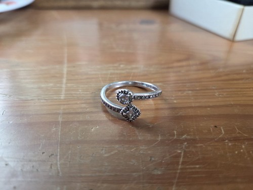 Silver wrap crossover - crossover, ring