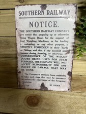 Southern Railway Steel Sign 12