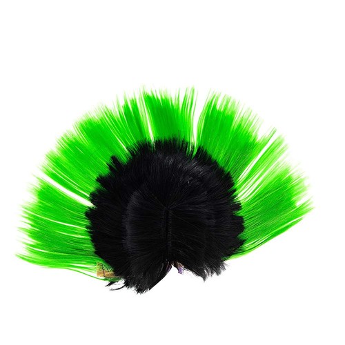 Rainbow mohawk wig hallowmas - mohawk,