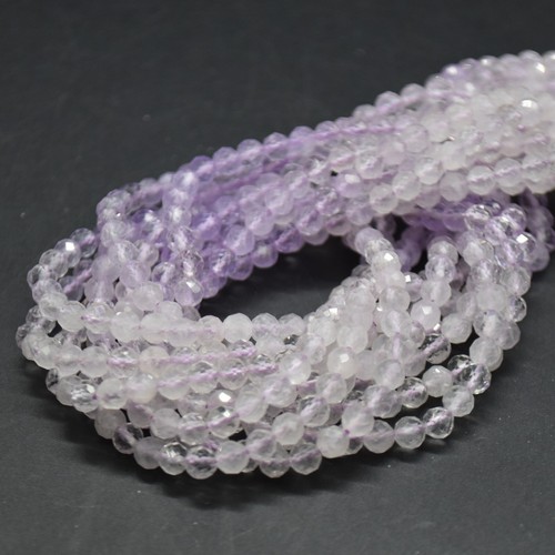 Faceted round beads 4mm - faceted,