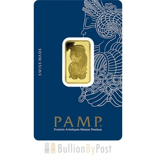 Pamp gram gold bar minted - 10,