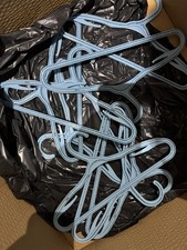 18 Small Blue Baby Clothes Hangers – Plastic Kids/Toddler Clothing Hangers