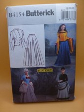 UC BUTTERICK B4154 SZ 18-22 MEDIEVAL+GEORGIAN+VICTORIAN COSTUMES SEWING PATTERN