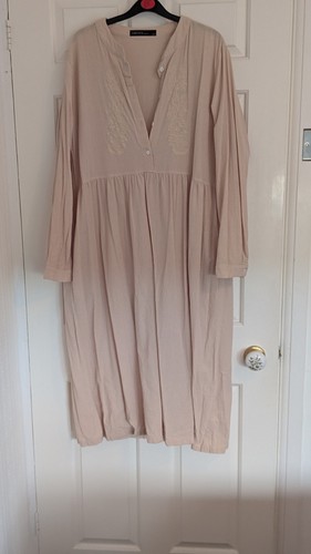 Cream cotton long sleeved - cream,