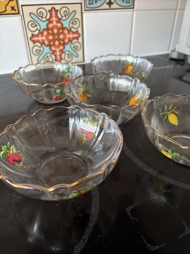 Arcoroc vintage glass - glass, fruit