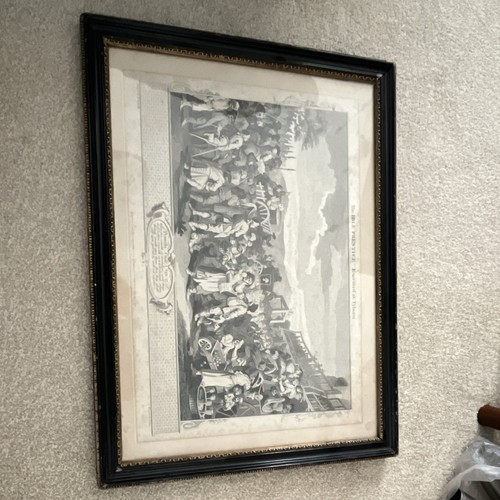 Hogarth framed picture by - framed, picture,