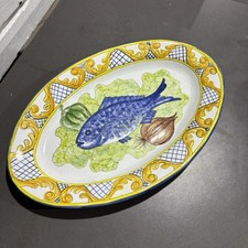 Large Serving Platter Fish