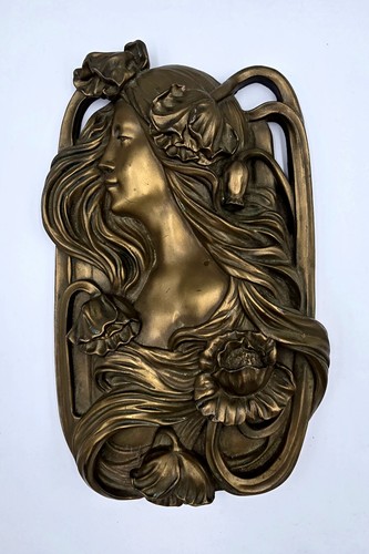 Art nouveau style bronze - art,