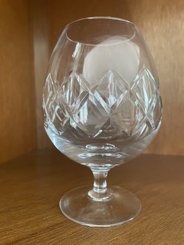 Vintage cut crystal brandy - cut,