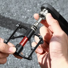 WEST BIKING Quick Release Bicycle Pedals 3 Bearings Aluminum Bike Pedals Black