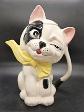 Rare Cute Staffordshire Fine Ceramics Spot the Cat Novelty Teapot 8" (22cm) Tall