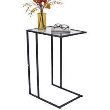 Sofa Side Table Black With