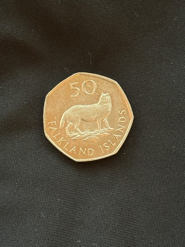 2023 falkland islands 50p king - falkland,