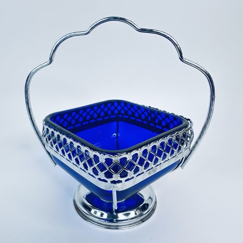 Vintage cobalt blue glass - cobalt,