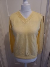 Ladies Damart Size 12-14 Lemon