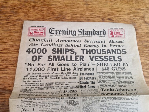 Day evening standard replica - d-day,